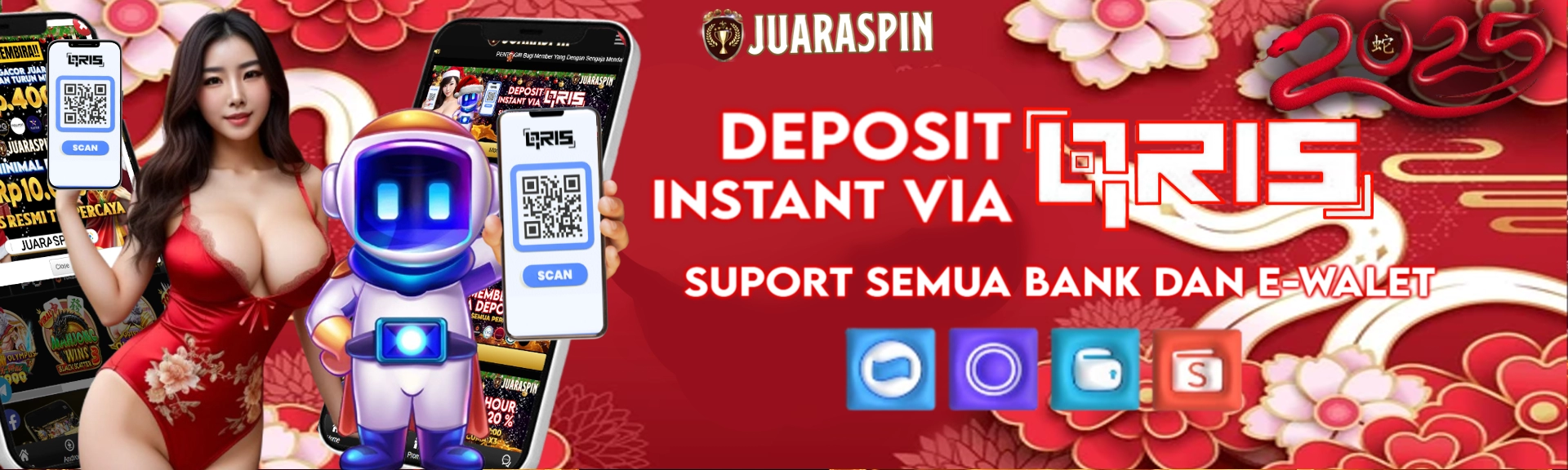 Deposit via QRIS Langsung Masuk, Tanpa Nunggu di Juaraspin